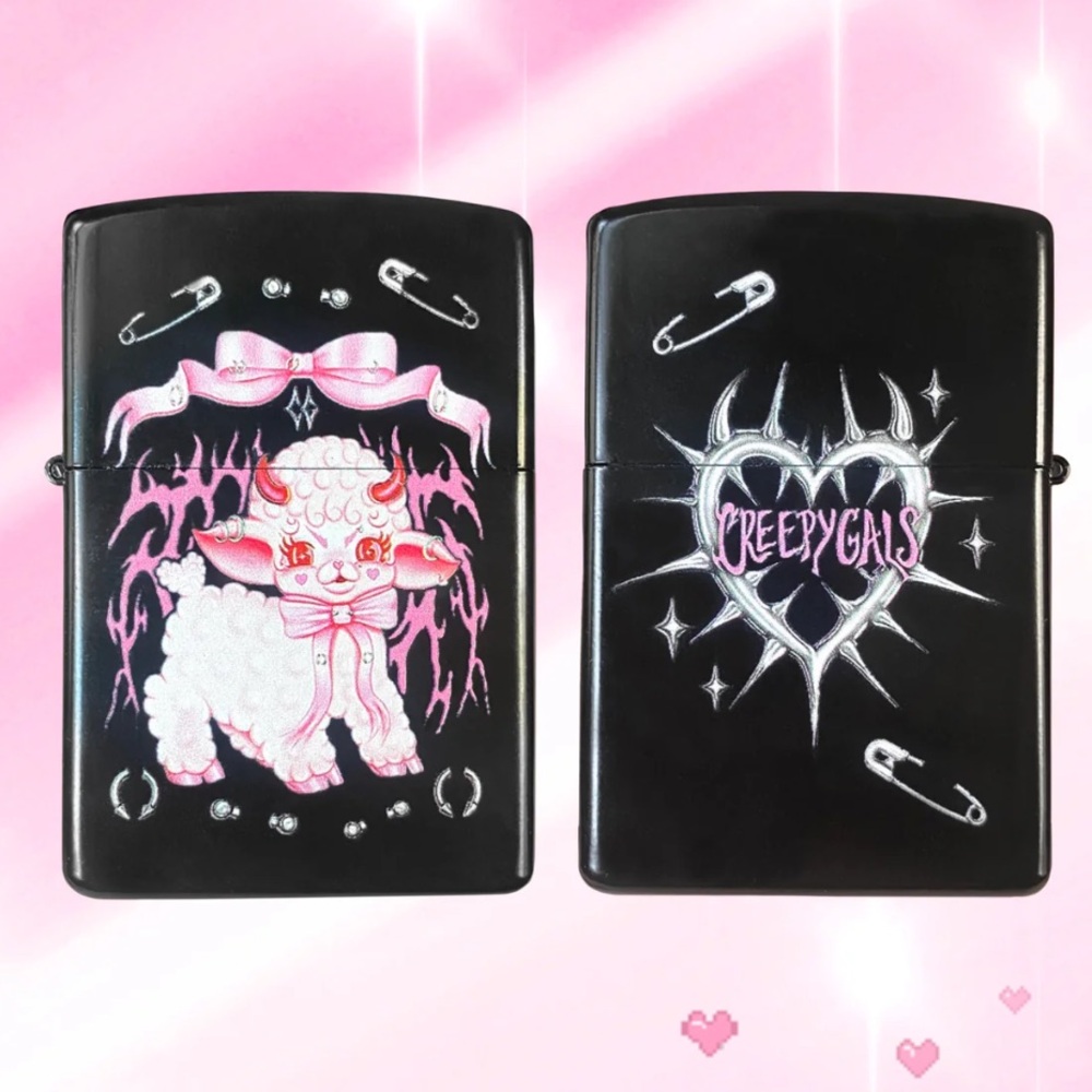 Creepy Gals Cyber Lamby Refillable Lighter